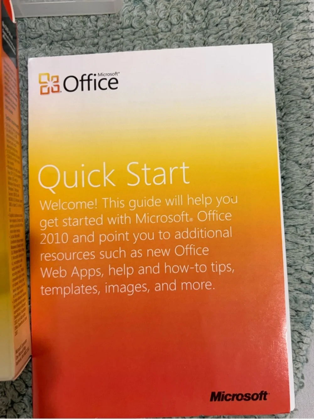 Microsoft Office Home and Student 2010 - Orange and Yellow Pack
